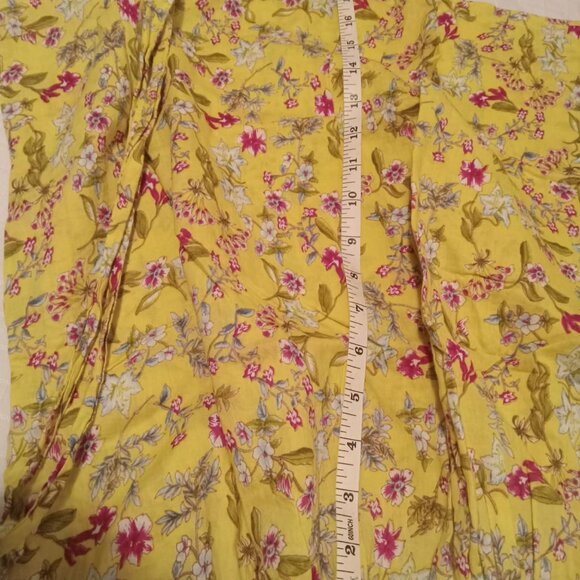 Handmade cotton chiffon skirt with tie belt, stretch waist - Picture 3 of 9